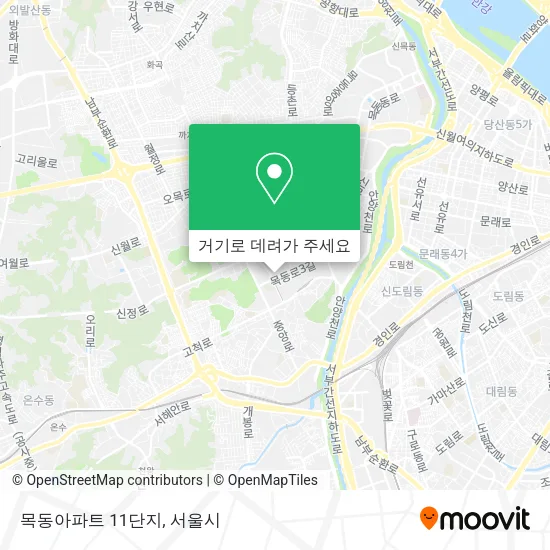 목동아파트 11단지 지도