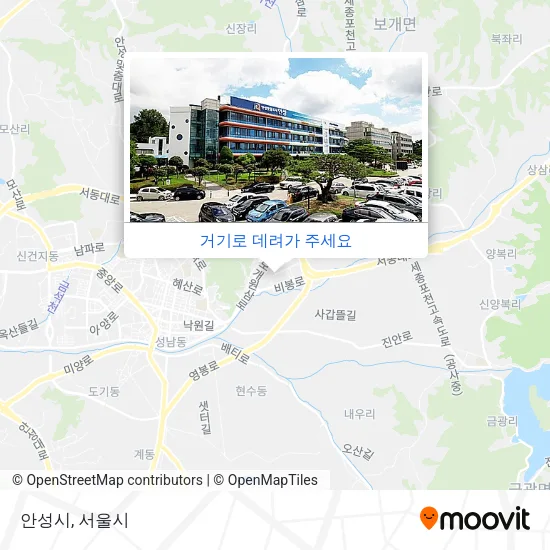 안성시 지도