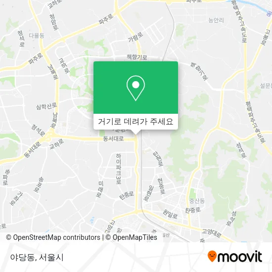 야당동 지도