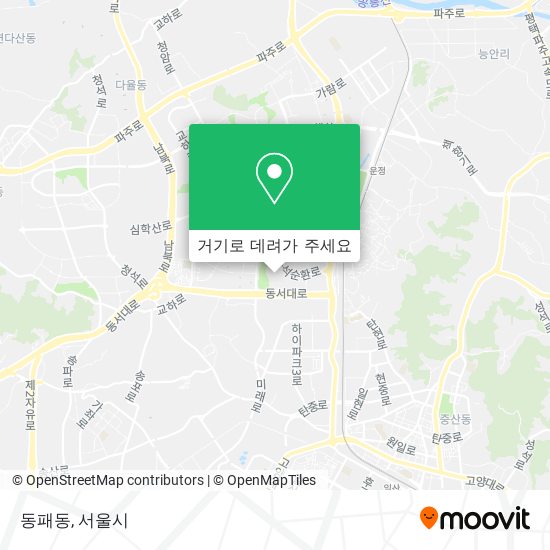 동패동 지도