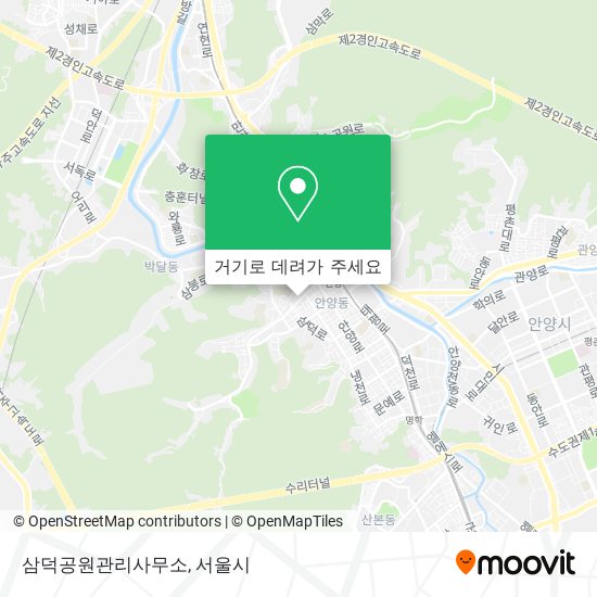 삼덕공원관리사무소 지도