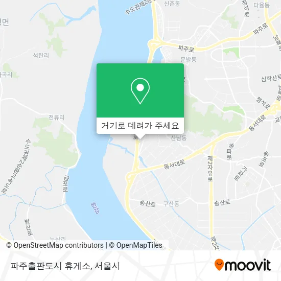 파주출판도시 휴게소 지도