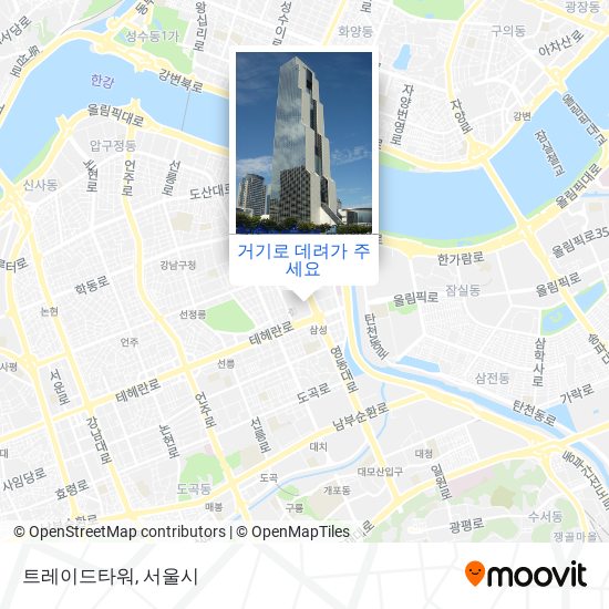 트레이드타워 지도