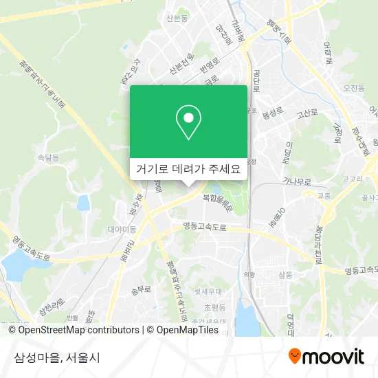 삼성마을 지도