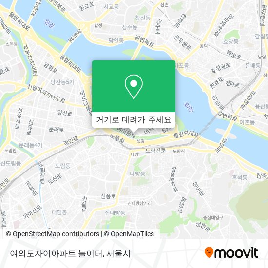 여의도자이아파트 놀이터 지도