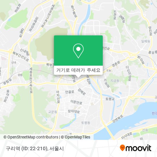 구리역 (ID: 22-210) 지도
