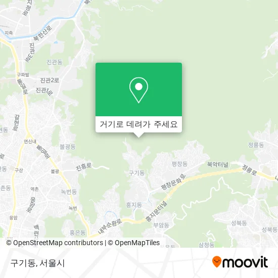 구기동 지도