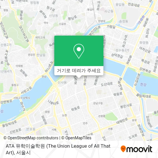 ATA 유학미술학원 (The Union League of All That Art) 지도