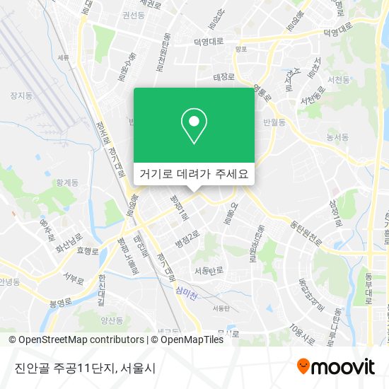 진안골 주공11단지 지도