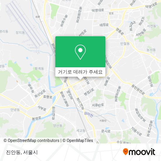 진안동 지도