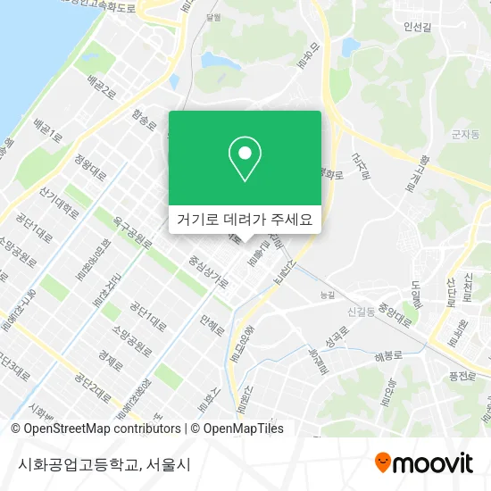 시화공업고등학교 지도