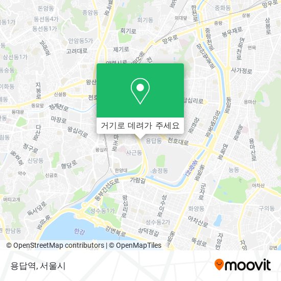 용답역 지도