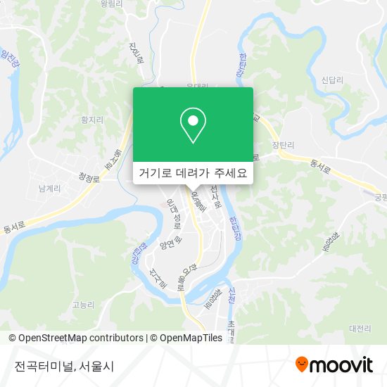 전곡터미널 지도