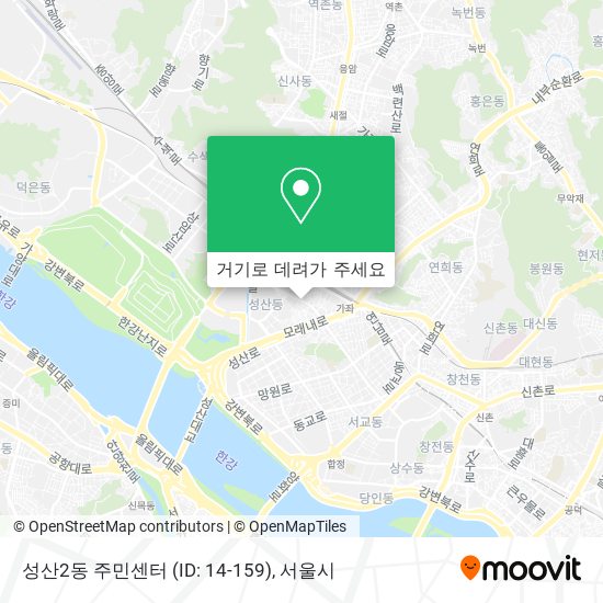 성산2동 주민센터 (ID: 14-159) 지도