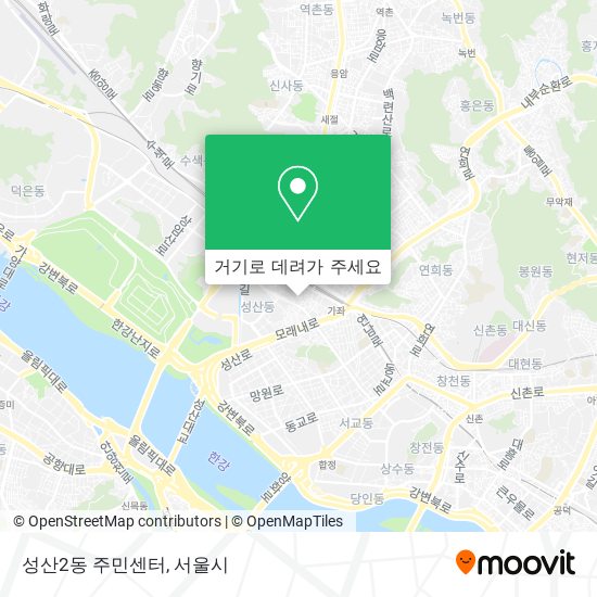 성산2동 주민센터 지도