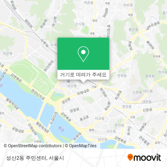 성산2동 주민센터 지도