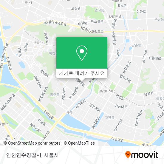 인천연수경찰서 지도
