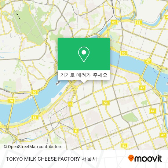 TOKYO MILK CHEESE FACTORY 지도