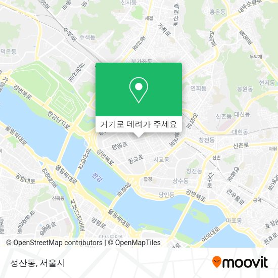 성산동 지도