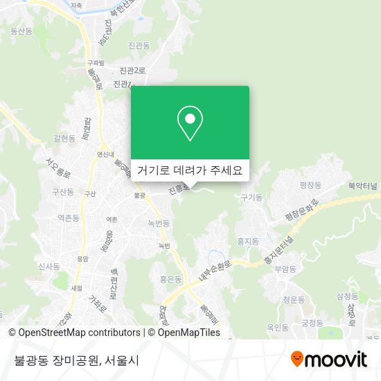 불광동 장미공원 지도