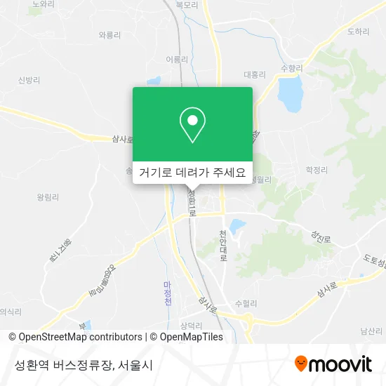 성환역 버스정류장 지도