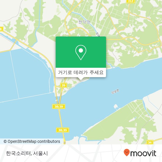 한국소리터 지도