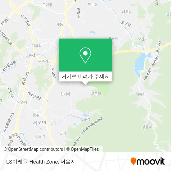 LS미래원 Health Zone 지도