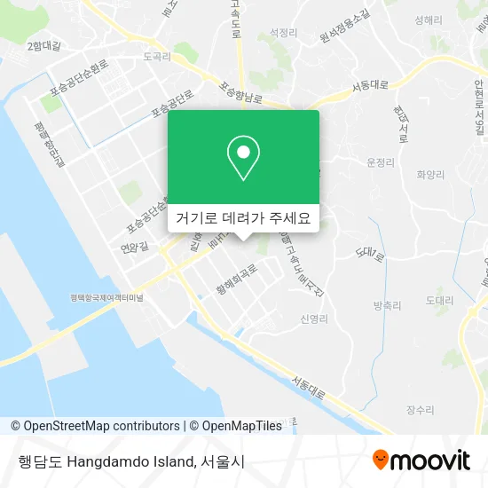 행담도 Hangdamdo Island 지도