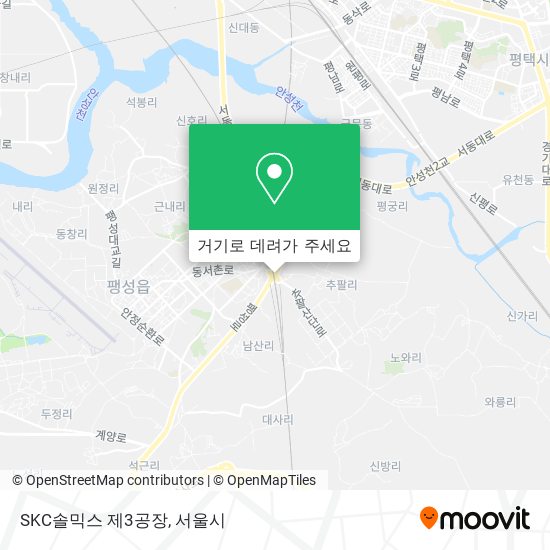 SKC솔믹스 제3공장 지도