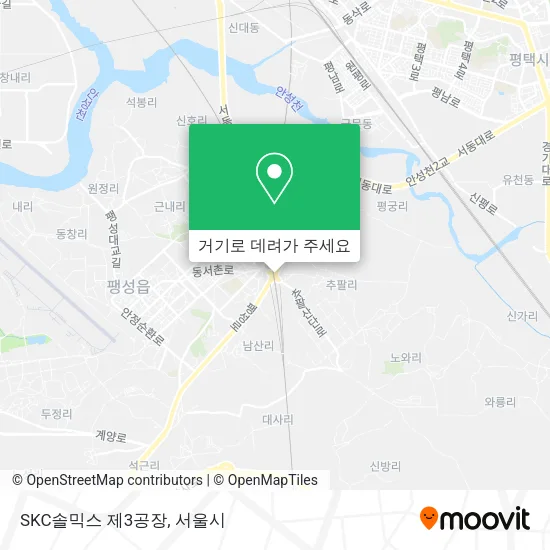 SKC솔믹스 제3공장 지도