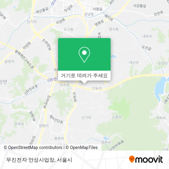 무진전자 안성사업장 지도