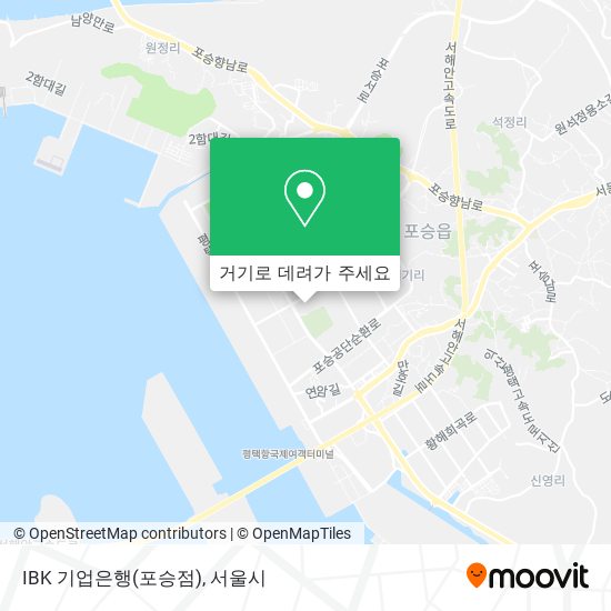 IBK 기업은행(포승점) 지도