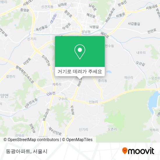 동광아파트 지도