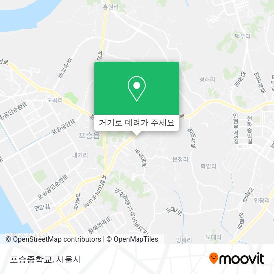 포승중학교 지도
