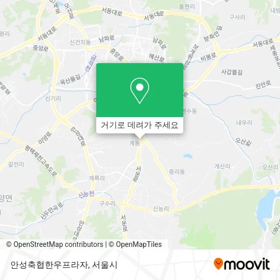 안성축협한우프라자 지도