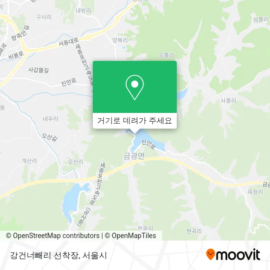강건너빼리 선착장 지도