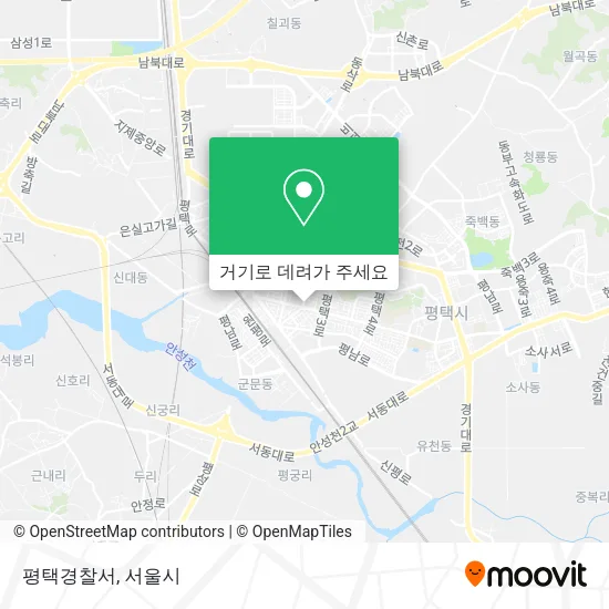 평택경찰서 지도