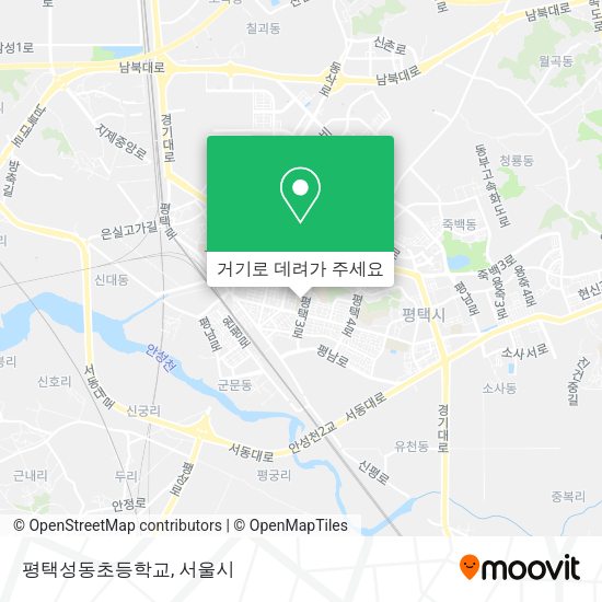 평택성동초등학교 지도