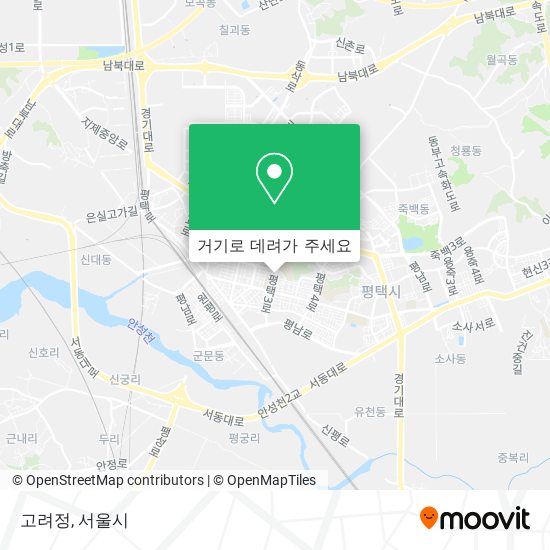 고려정 지도