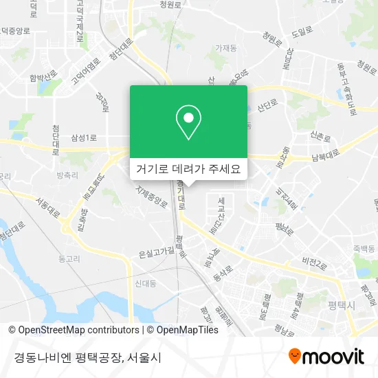 경동나비엔 평택공장 지도