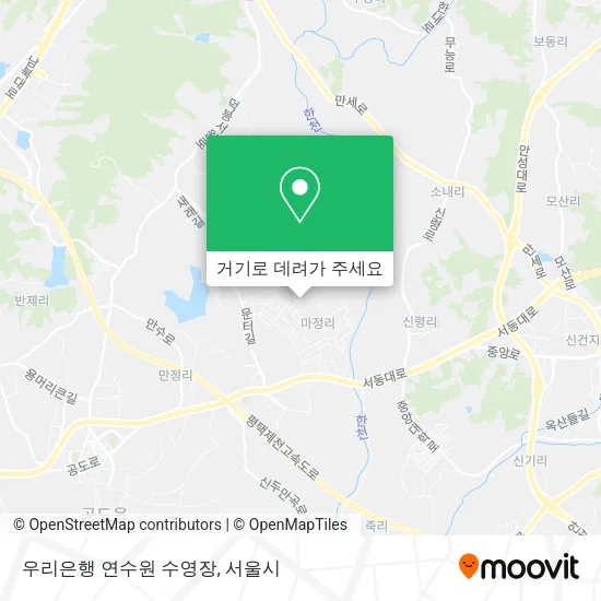우리은행 연수원 수영장 지도