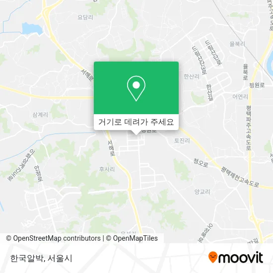 한국알박 지도