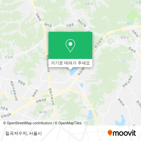 칠곡저수지 지도