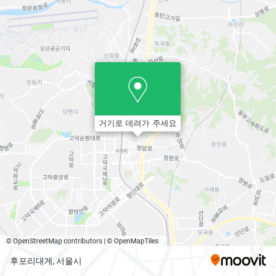 후포리대게 지도