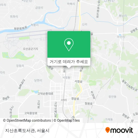 지산초록도서관 지도