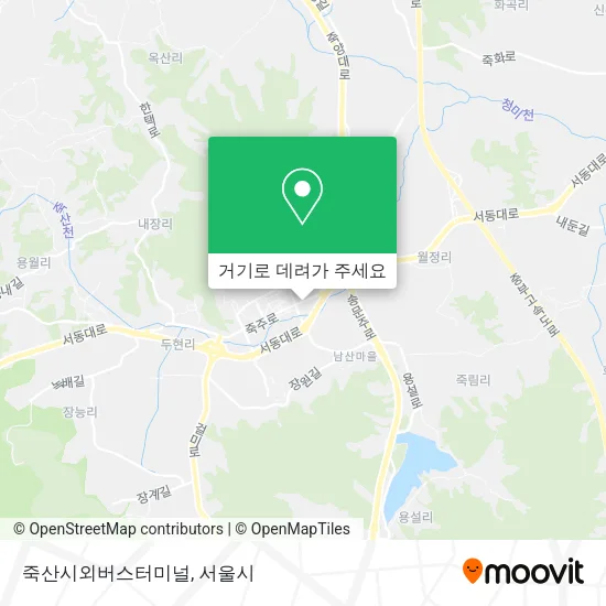 죽산시외버스터미널 지도