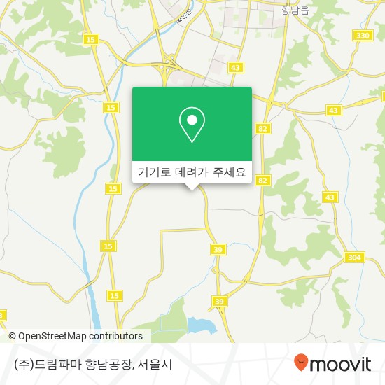 (주)드림파마 향남공장 지도