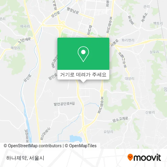하나제약 지도