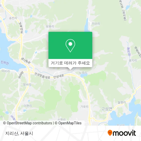 지리산 지도
