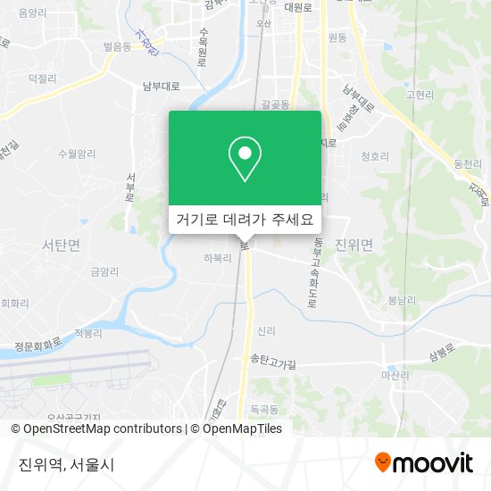 진위역 지도